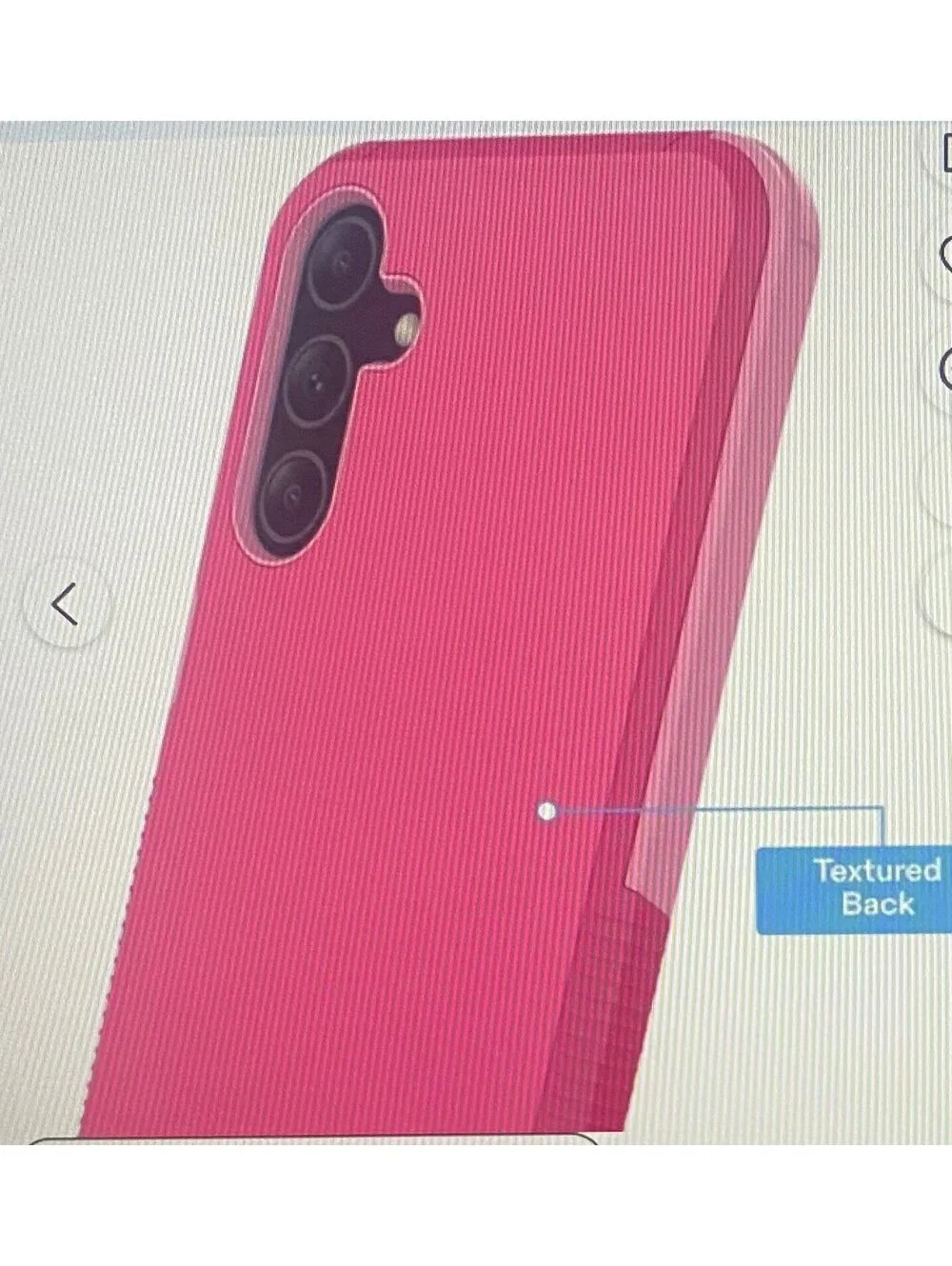 Onn Slim Rugged Case for Samsung Galaxy A15 5G Pink